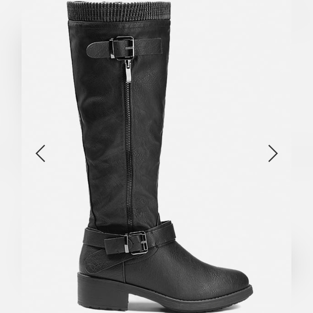 Brand New Wide Calf Knee High Boots